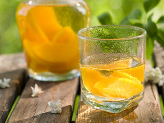 Fruit lemonade or Sangria