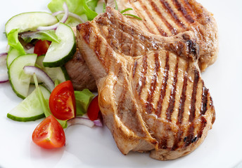 Grilled meat steak