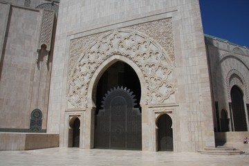 Fototapeta na wymiar Meczet Hassana II w Casablance