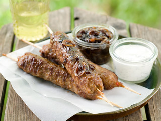 Minced meat kebab