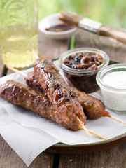 Minced meat kebab