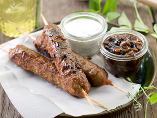 Minced meat kebab