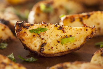 Homemade Roasted Potatoes with Parsley