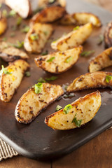 Homemade Roasted Potatoes with Parsley