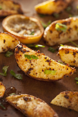 Homemade Roasted Potatoes with Parsley