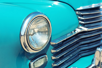 Retro car headlight