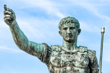 Fototapeta na wymiar Statue Of Augustus Caesar, Rome, Italy