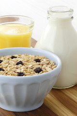 Delicious healthy breakfast