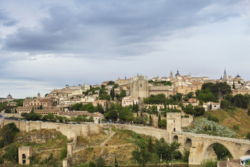 Naklejka premium Beautiful Toledo, Spain