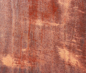 Rusty metal wall. Background for design.