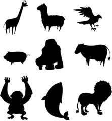 silhouette of animal