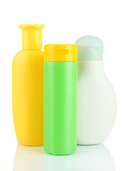 Baby cosmetics, isolated on white