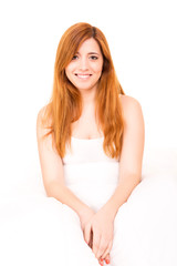 Fototapeta premium Woman in bed