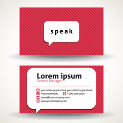 creative business card template