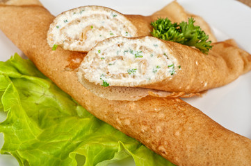 Pancake feta cheese