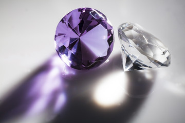 Diamonds close-up