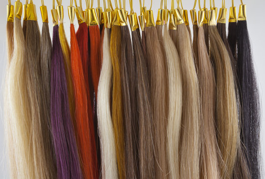 nuancier coiffure, m&egrave;ches de cheveux