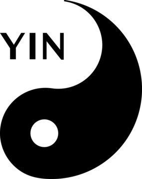 YIN - weibliche Polarität, chinesisch