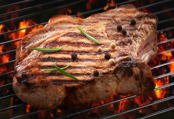 grilled meat steak