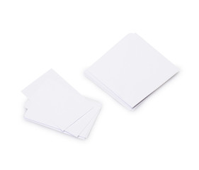 Stack white paper