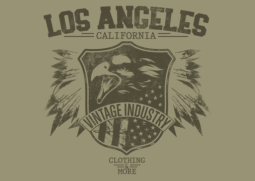 Naklejki Los Angeles eagles