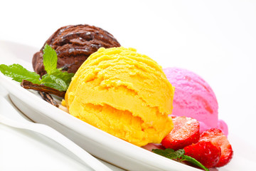 Ice cream dessert