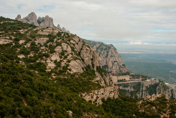 Fototapeta na wymiar Klasztor Montserrat, Katalonia, Hiszpania