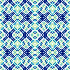 Fototapeta premium Seamless tiles with geometric lines and squares