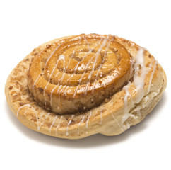 Nussschnecke mit Zuckerglasur