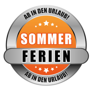 5 Star Button orange SOMMER FERIEN AIDU AIDU