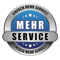 5 Star Button blau MEHR SERVICE EMS EMS