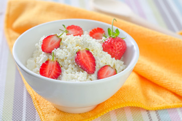 cottage with strawberry