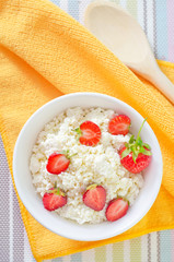 cottage with strawberry