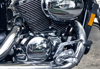 Fototapeta premium Motorcycle engine.