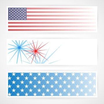 American banners
