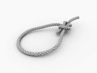 Gallows isolated on white