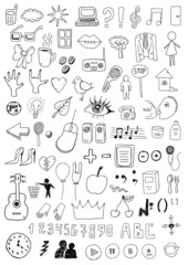 Collection of signs and symbols