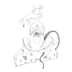 Cartoon rat
