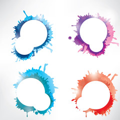 Abstract background with splash