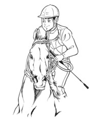 馬と騎手