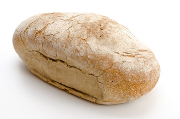 Angeschobenes Weizenmischbrot