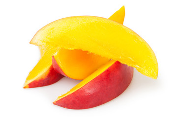 Fototapeta na wymiar mango slice