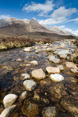 Rocky stream from Beinn Eighe