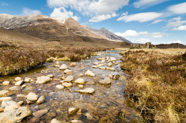 Mountain stream from Beinn Eighe