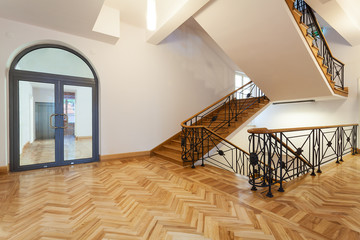 Hall with a staircase