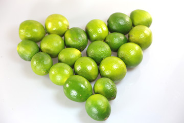 Limetten-Herz