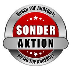 5 Star Button rot SONDERAKTION UTA UTA