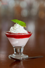strawberry mousse