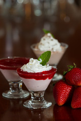strawberry mousse