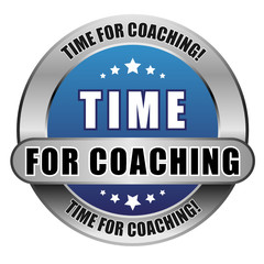 5 Star Button blau TIME FOR COACHING TFC TFC